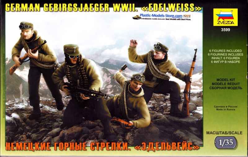 German Gebirgsjäger Edelweiss Division 1/35 Zvezda 3599  