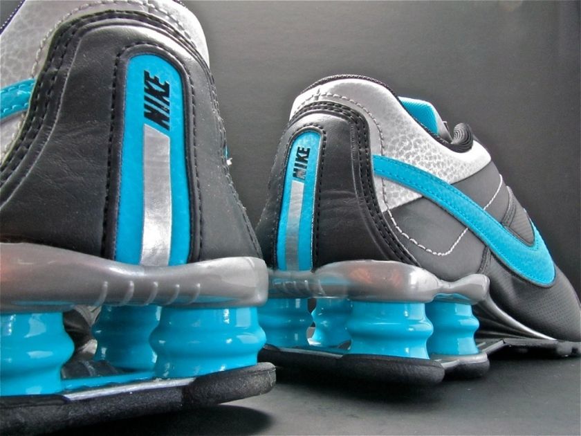  offer a clean retro inspired upper with the comfortable Shox R4 