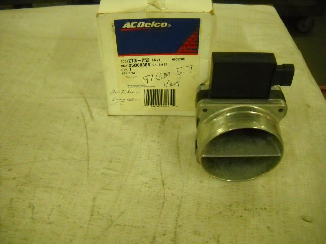 AC DELCO REMAN MASS AIR FLOW SENSOR 213 252 25008308  