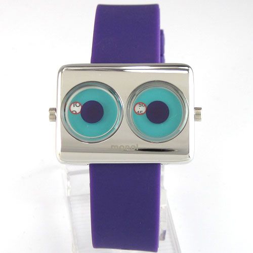 New Quality Purple Monol Daul Quartz Movement Unique womens 