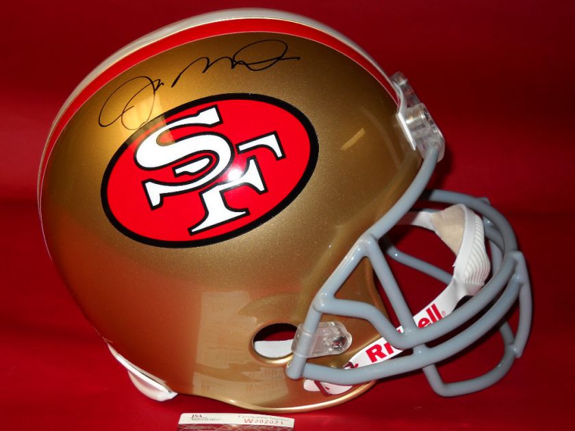 JOE MONTANA SIGNED SAN FRANSICO 49ERS FS HELMET JSA  