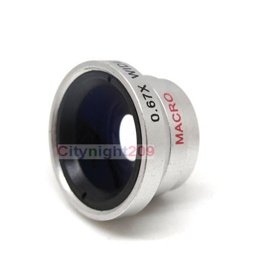 Wide Angle/Macro Lens for Mobile Phone Camera Kodak Zi8  