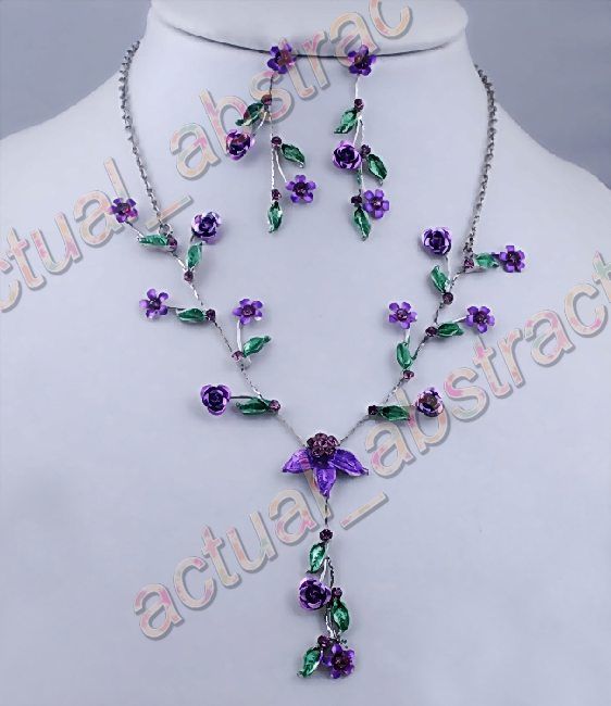 Acrylic&alloy costume necklace earring 12sets wholesale  