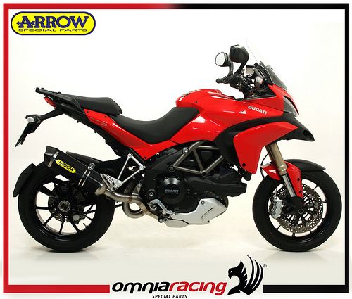 DUCATI MULTISTRADA 1200S 10 ARROW CARBON FIBER EXHAUST  