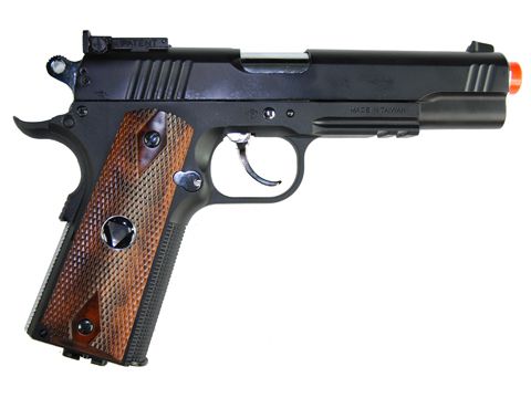 TSD WinGun Airsoft HandGun M1911 45 12g CO2 Gas Metal Pistols BBWH 