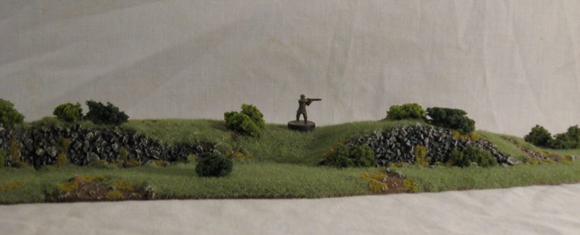 Terrain for Wargames 24 Low Rise/ Ridge for 15mm  