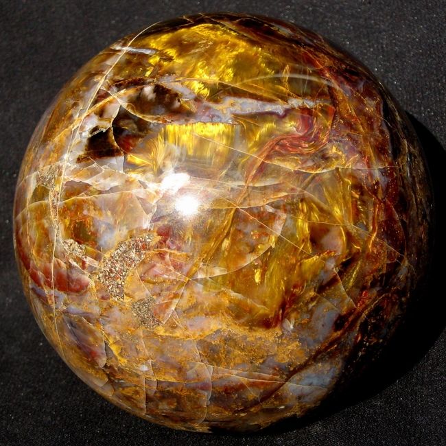 85mm Gem Pietersite Crystal Sphere/Ball pts85ie165  