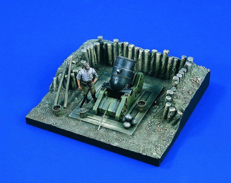 Verlinden 54mm 10 Inch Seacoast Mortar, item #1785  