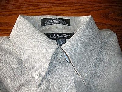 Croft & Barrow Mens Long Sleeve OXFORD Shirt~$32~NWT  
