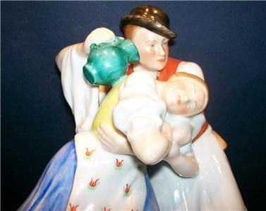 Antique Herend Figurine 1920s  