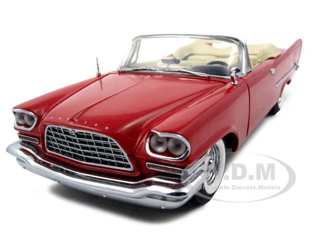 1957 CHRYSLER 300C RED 124 FRANKLIN MINT  