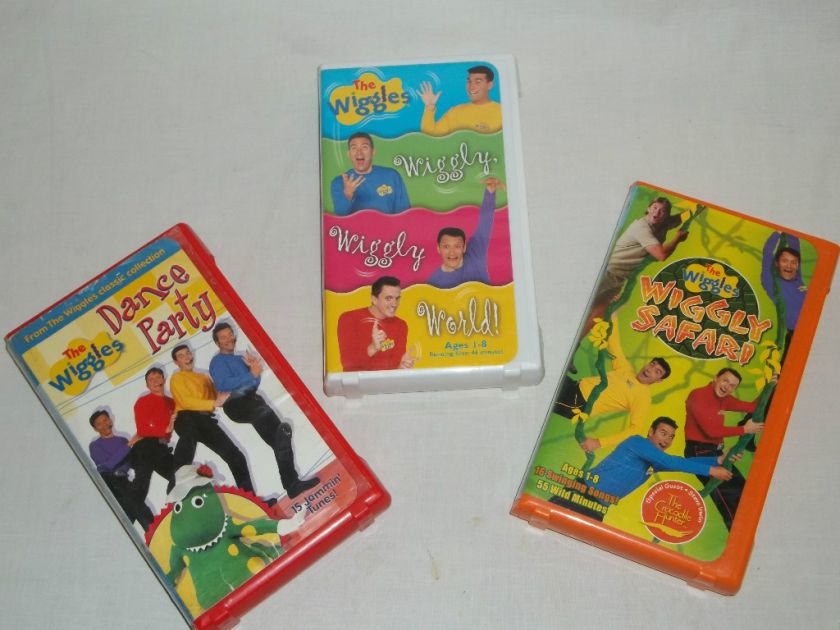 Lot Of 3 The Wiggles Vhs Tapes On Popscreen