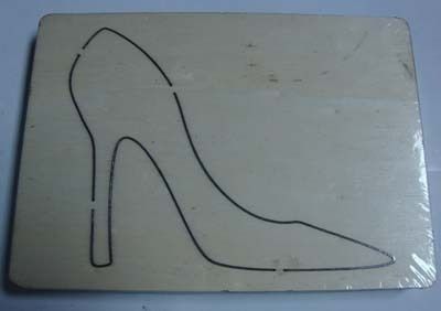 High Heel wooden die fits Accucut, Ellison & Studio  