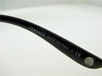 AUTHENTIC VERSACE VE 2111 1000/13 SUNGLASSES GLASSES  