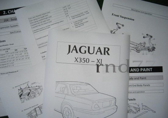 JAGUAR XJ XJ6 XJ8 X350 WORKSHOP REPAIR SERVICE MANUAL 2005   2009 