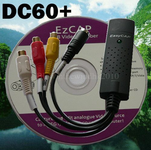 Easycap DC60+ 4 PS2 PS3 xbox360 Video PAL 60 64bit win7  