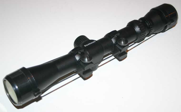 This is a Bushnell .22 Rimfire Rifle Scope. 3 9x32.