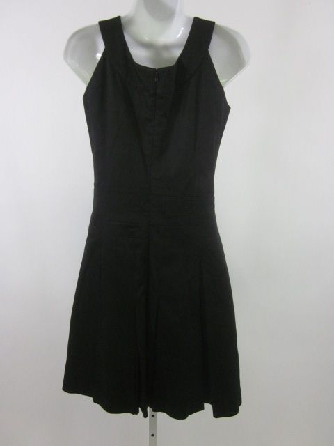 PINK TARTAN Black Sleeveless Pleated Dress Sz 2  