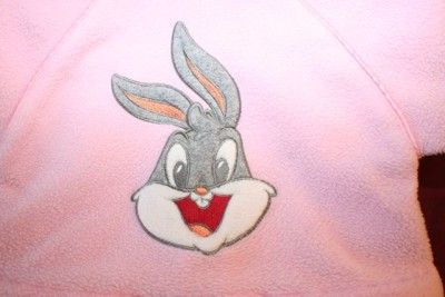   Pink Fleece 2 Pc Baby Bugs Bunting Snowsuit Romper size 6 9 months