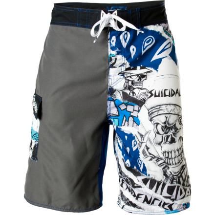 VANS X Suicidal Tendencies Ltd Ed BOARD SHORTS Swim Suit PUNK Surf S 