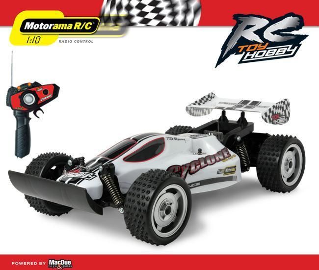 MOTORAMA R/C 1/10 CYCLONE II RADIO CONTROL 27MHz NEW WHITE 49702