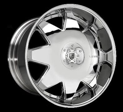   Wheel SET 28x10 Chrome LEXANI LX2 5 & 6 LUG RWD 28inch RIMS  