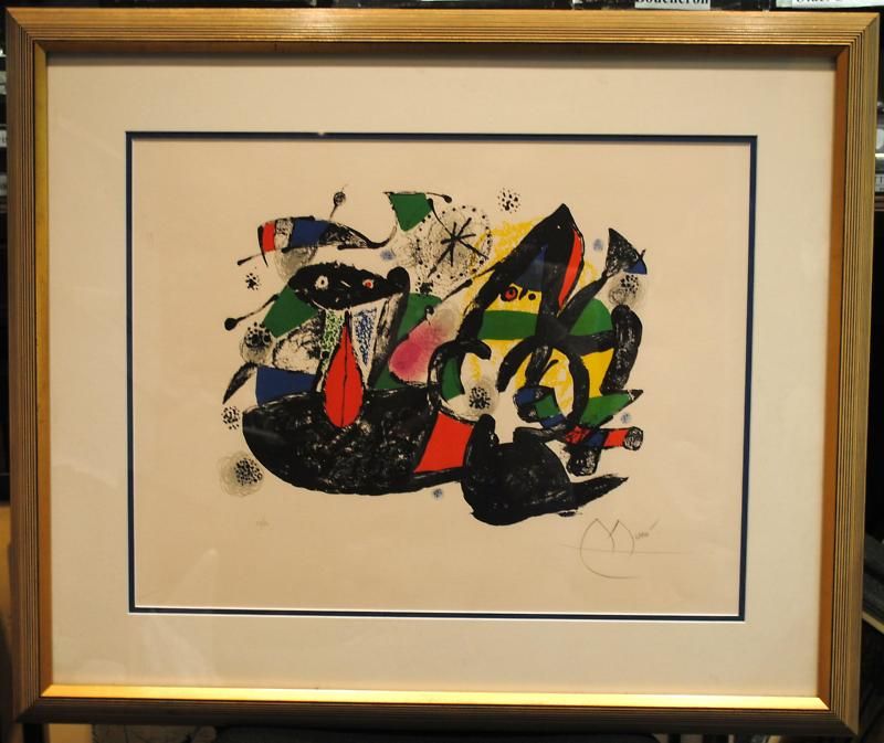 Orig. MIRO TWENTIETH CENTURY SEICLE LITHOGRAPH SIGNED  