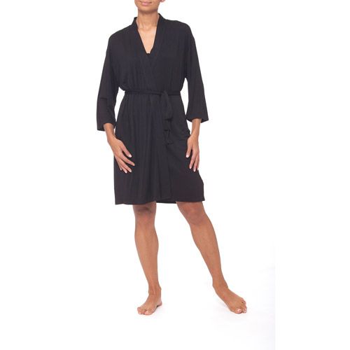 Womens Plus Jersey Wrap Tie Robe, Assorted Sizes  