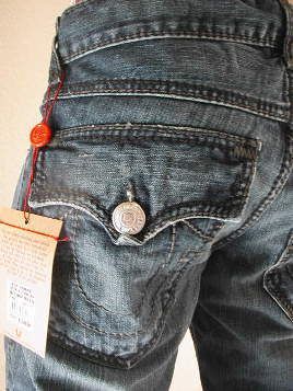 NWT True religion Billy giant big T jeans loaded gun 31  