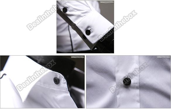 2012 Mens Korean Fashion Stylish Casual Trim Slim Fit Dress Shirts 