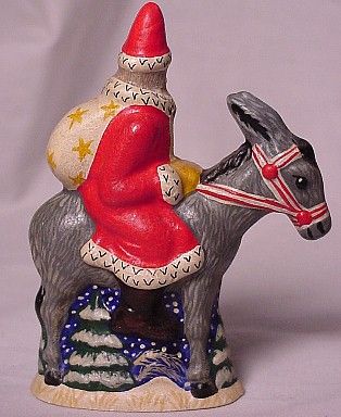 VAILLANCOURT SANTA ON DONKEY LIMITED EDITION SIGNED  