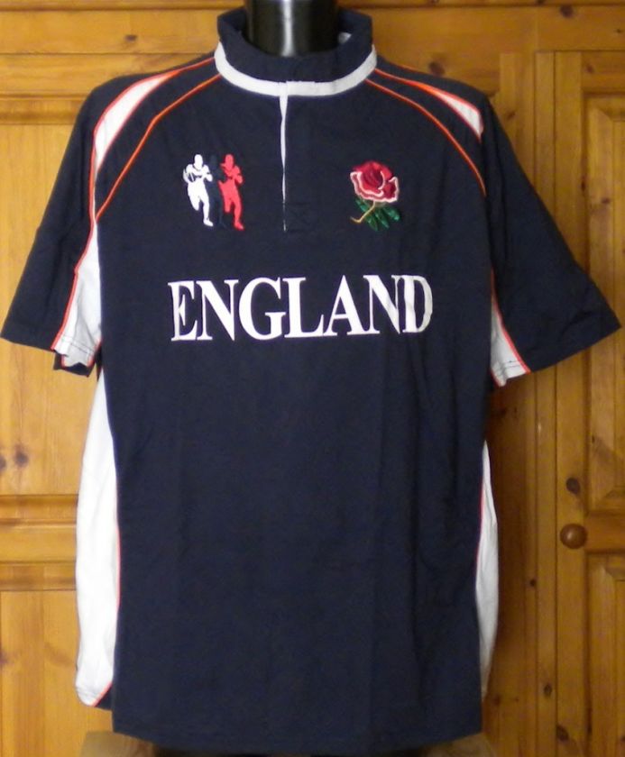 NEW** ENGLAND RUGBY TOP 2XL 3XL 4XL 5XL 6XL 7XL 8XL  