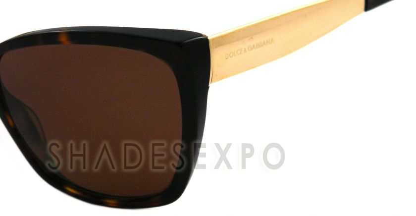   DOLCE&GABBANA D&G DG Sunglasses DG 4110 GOLD 502/83 DG4110 AUTH  