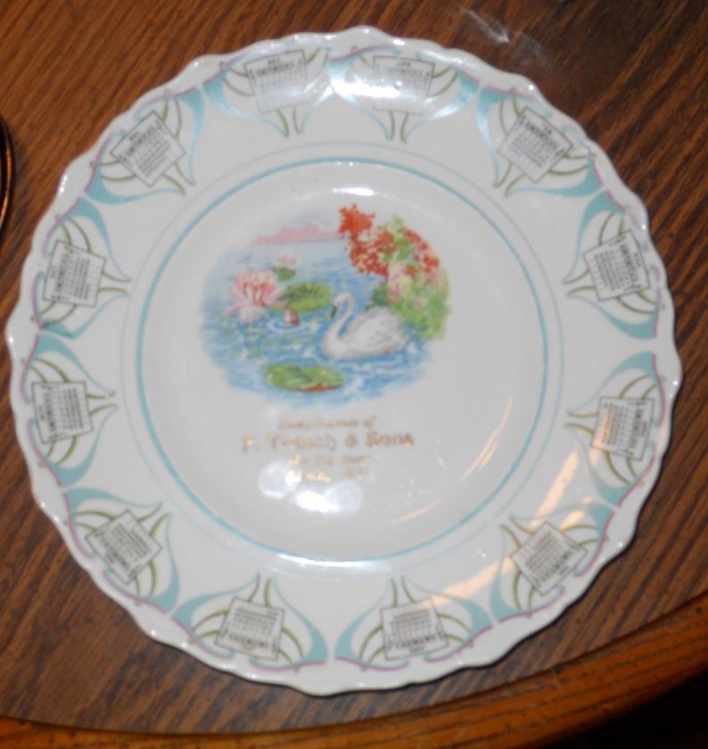 tritsch & sons alma wis calendar plate the big store  