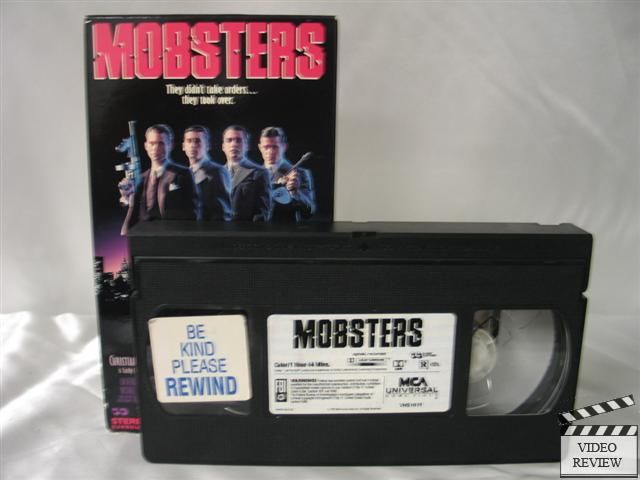 Mobsters VHS Christian Slater, Patrick Dempsey 096898112932  