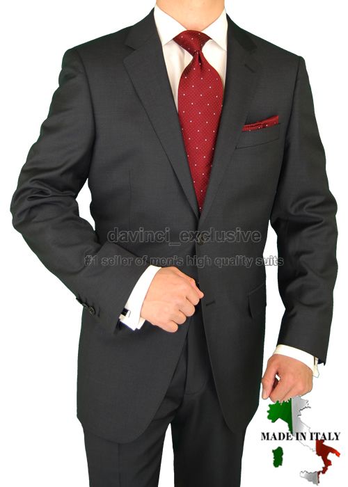 NATAZZI 160S MEN SUIT $2598 CASHMERE 21100_2 GRAY 46L  