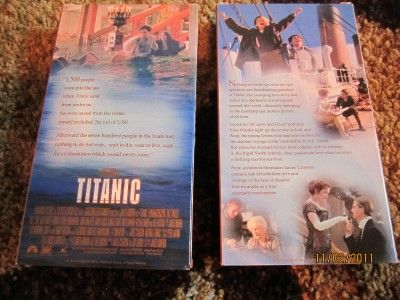   Tape Set Widescreen Leonardo DiCaprio Kate Winslet 097363348122  