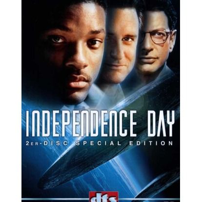 Actors Bill Pullman, Will Smith, Jeff Goldblum, Judd Hirsch, Margaret 