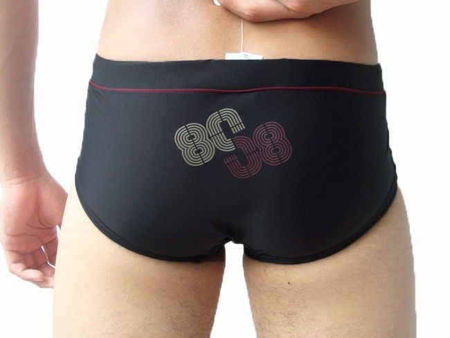 Speedos 80th celebrates Mens Swimsuit Black L 30 32  