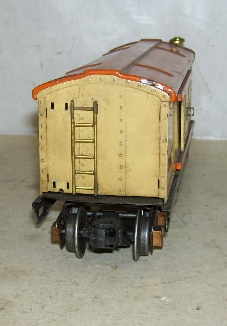 AMERICAN FLYER O 814 BOXCAR (CREAM/ORANGE)  