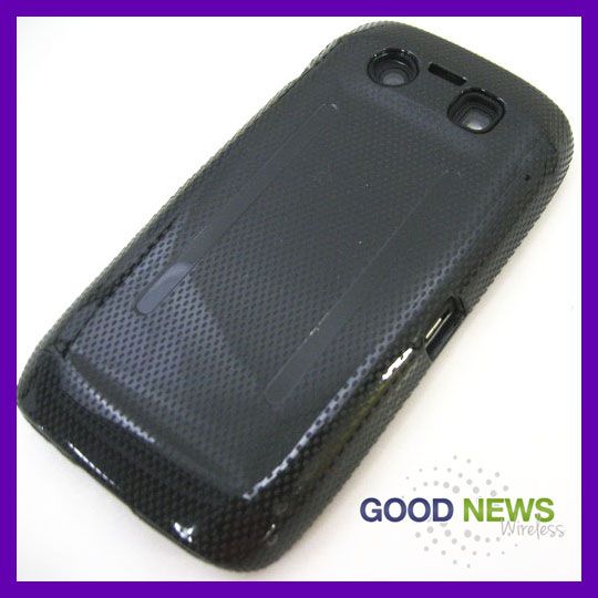 for Sprint Verizon Blackberry Torch 9850 Black Fusion Tire Skin Hard 