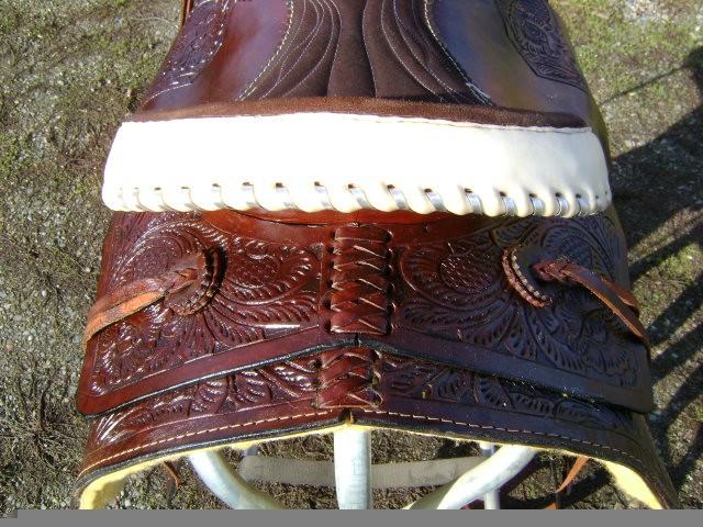 STUNNING NEW 16 MONTANA WESTERN WADE ROPING LEATHER SADDLE  