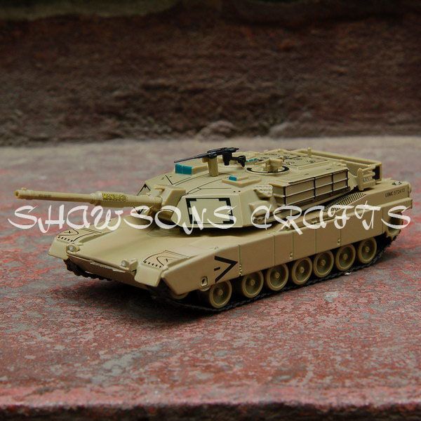 MILITARY MODEL 172 DIECAST TANK M1A1HA ABRAMS  2003  