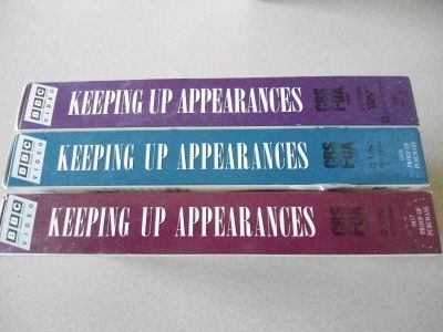 Lot 3 Keeping Up Appearances VHS BBC  