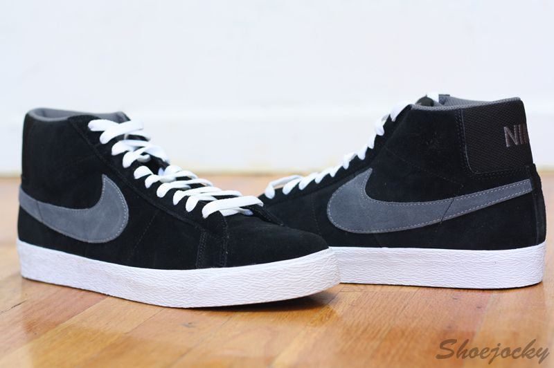 Nike SB Blazer High Black Fog Grey DS Sz 13 2010 new  