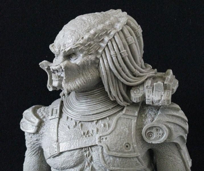 Heres a powerful Predator portrait, an ultra rare resin bust from 