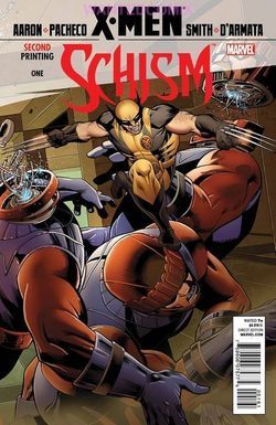 MEN SCHISM #1 2 3 4 5 MARVEL COMIC LOT SET WOLVERINE CYCLOPS COMIC 