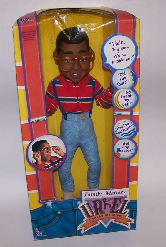 Urkel Talking Doll 17 Tall Family Matters Vintage NIP  