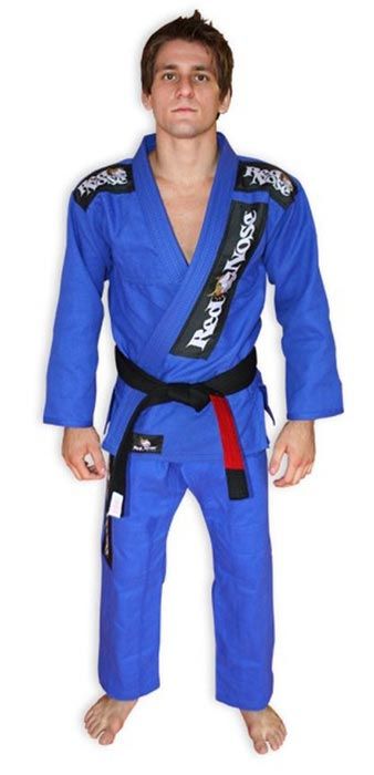 Red Nose Pit Bull Jiu Jitsu Gi Blue Size A4 bjj kimono  