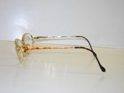 LANVIN Paris Vintage Gold Unisex Eyeglasses 55 X 20  